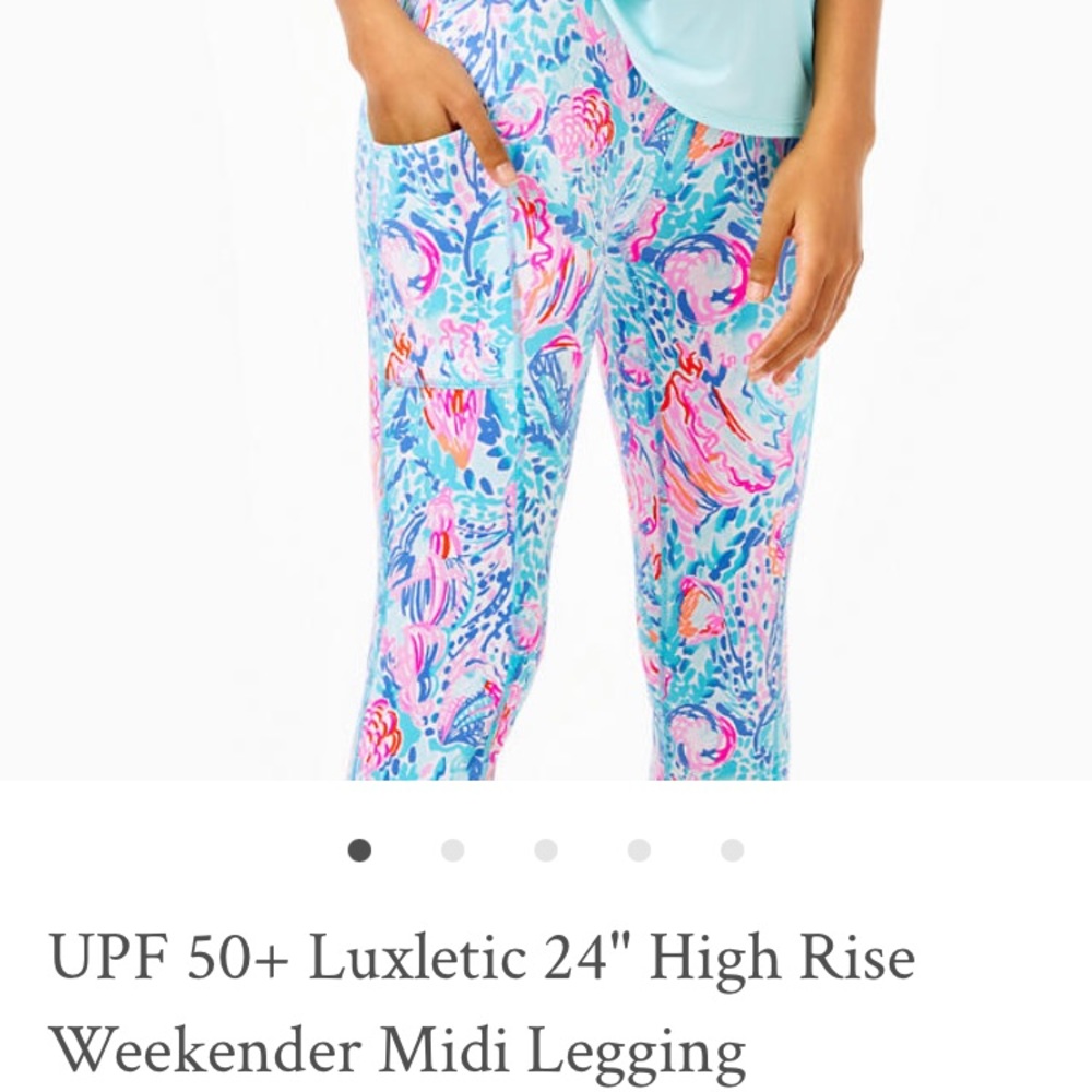 Lilly Pulitzer LUXLETIC leggings EUC
